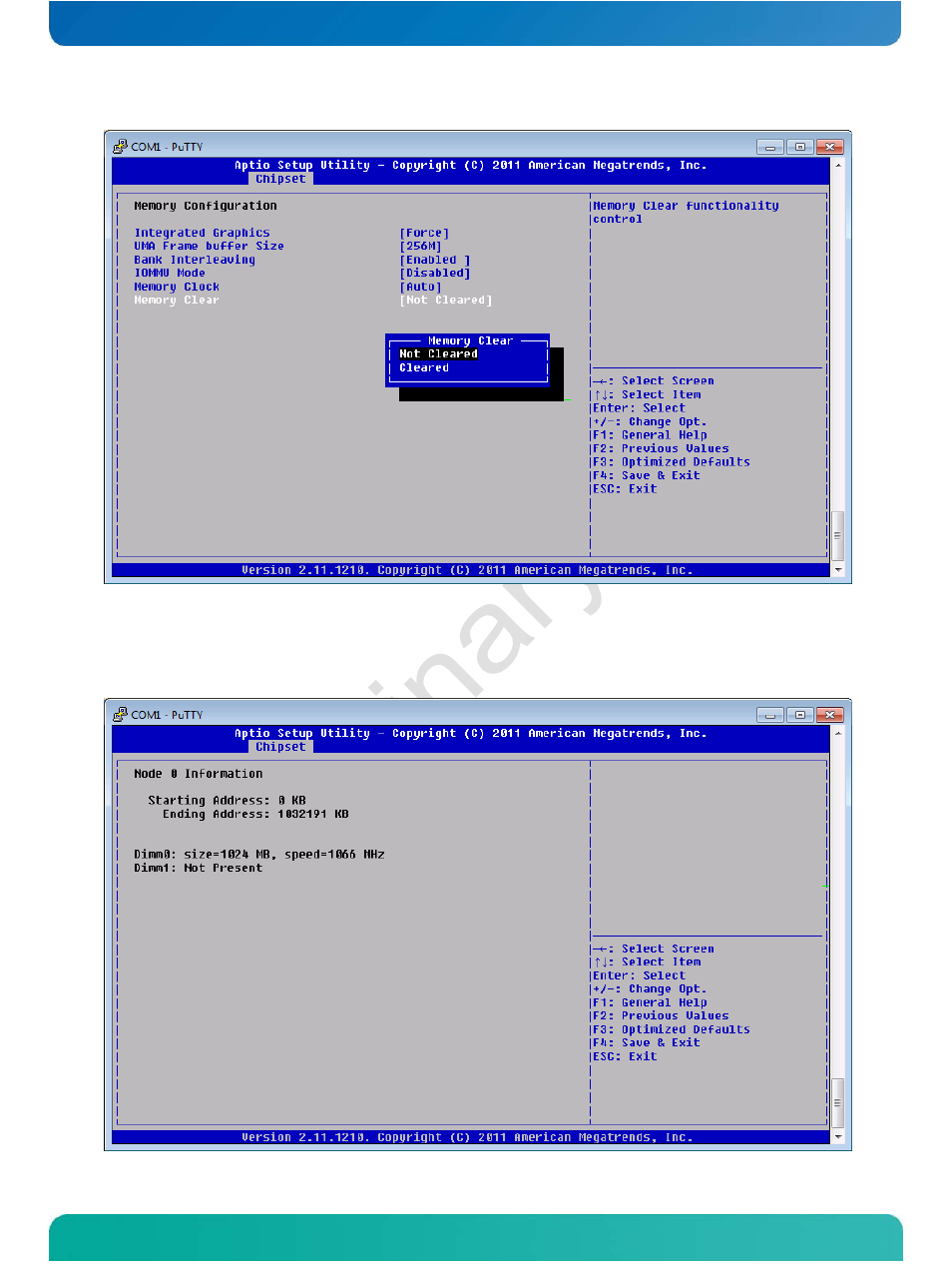 Node 0 information | Kontron COMe-cOHXX User Manual | Page 126 / 168