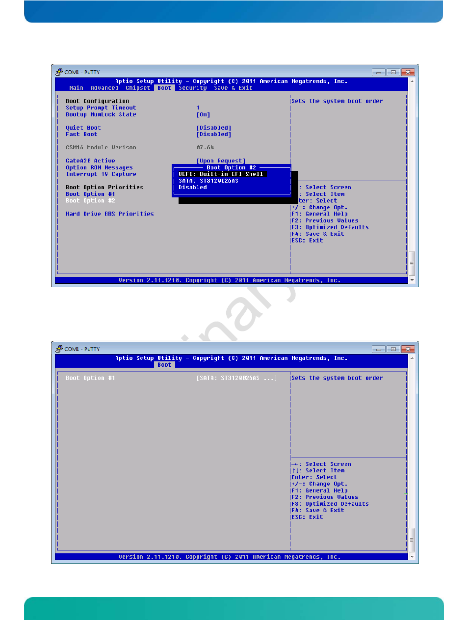 Hard drive bbs priorities | Kontron COMe-cOHXX User Manual | Page 153 / 168