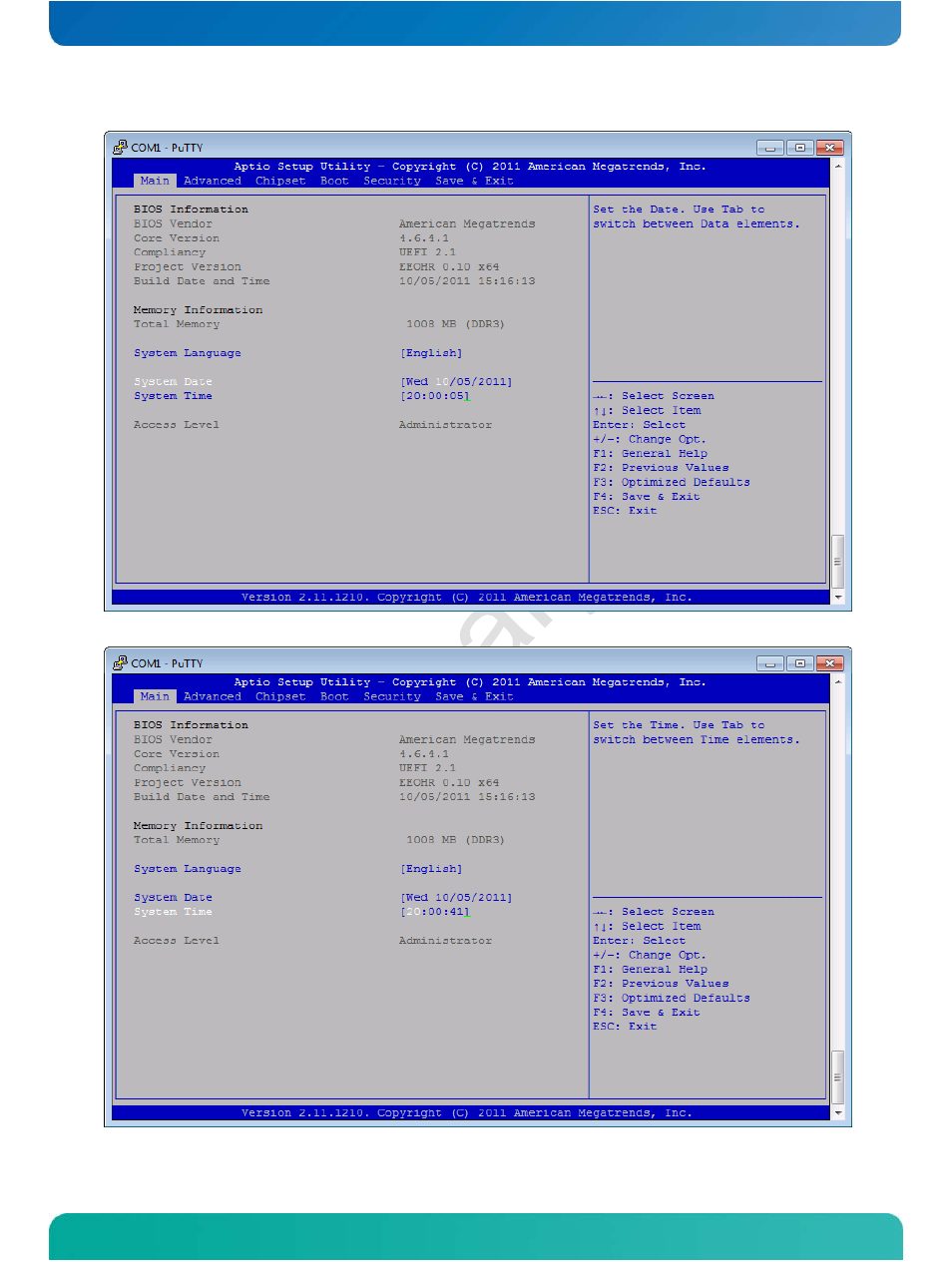 Kontron COMe-cOHXX User Manual | Page 65 / 168