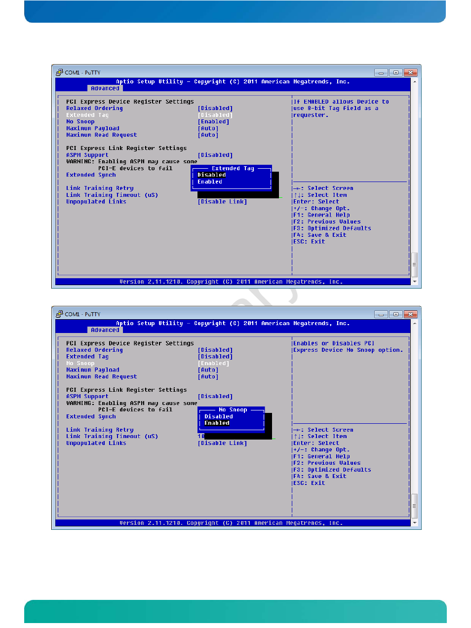 Kontron COMe-cOHXX User Manual | Page 70 / 168
