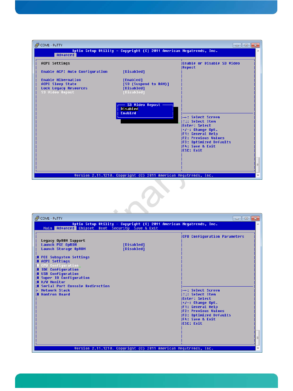 Cpu configuration | Kontron COMe-cOHXX User Manual | Page 77 / 168