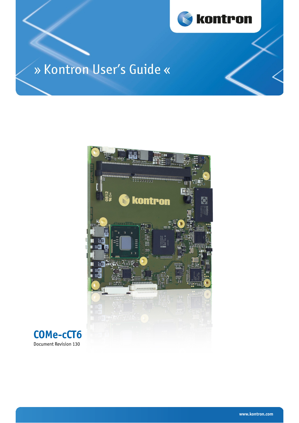 Kontron COMe-cCT6 User Manual | 110 pages