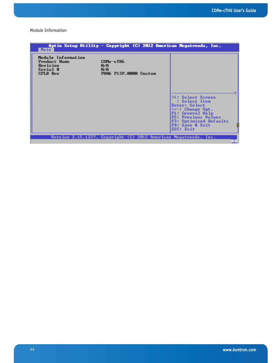 Kontron COMe-cTH6 User Manual | Page 50 / 83