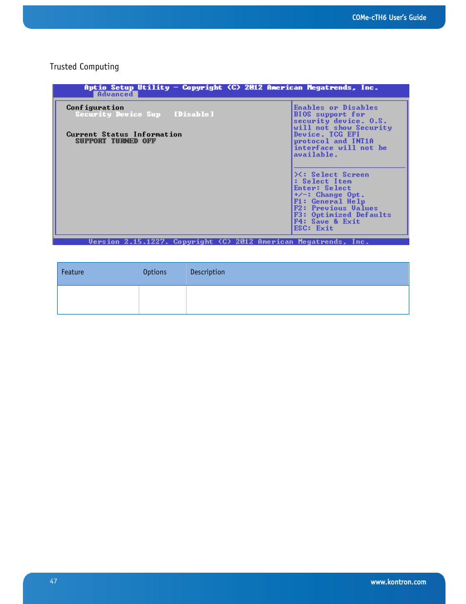 Kontron COMe-cTH6 User Manual | Page 53 / 83
