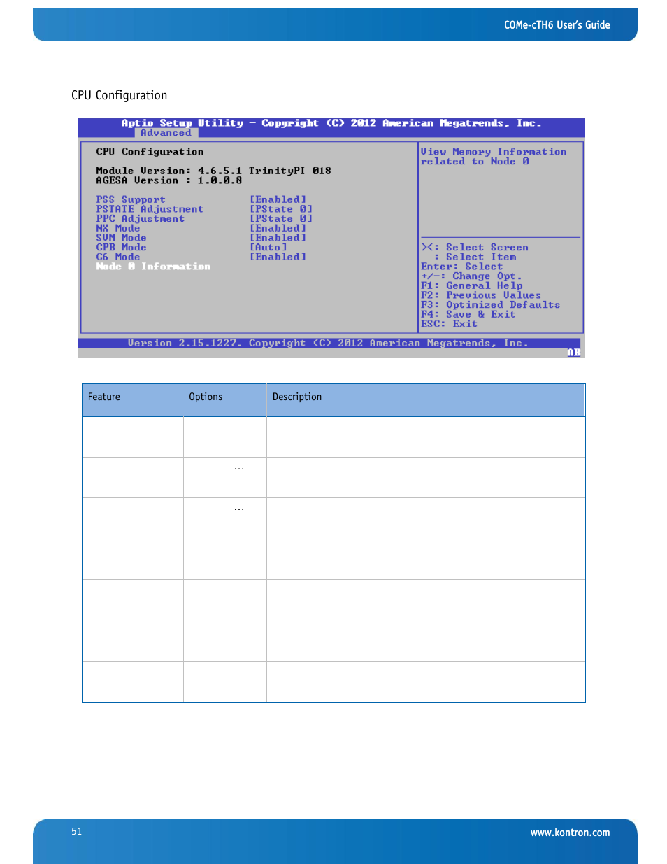 Kontron COMe-cTH6 User Manual | Page 57 / 83