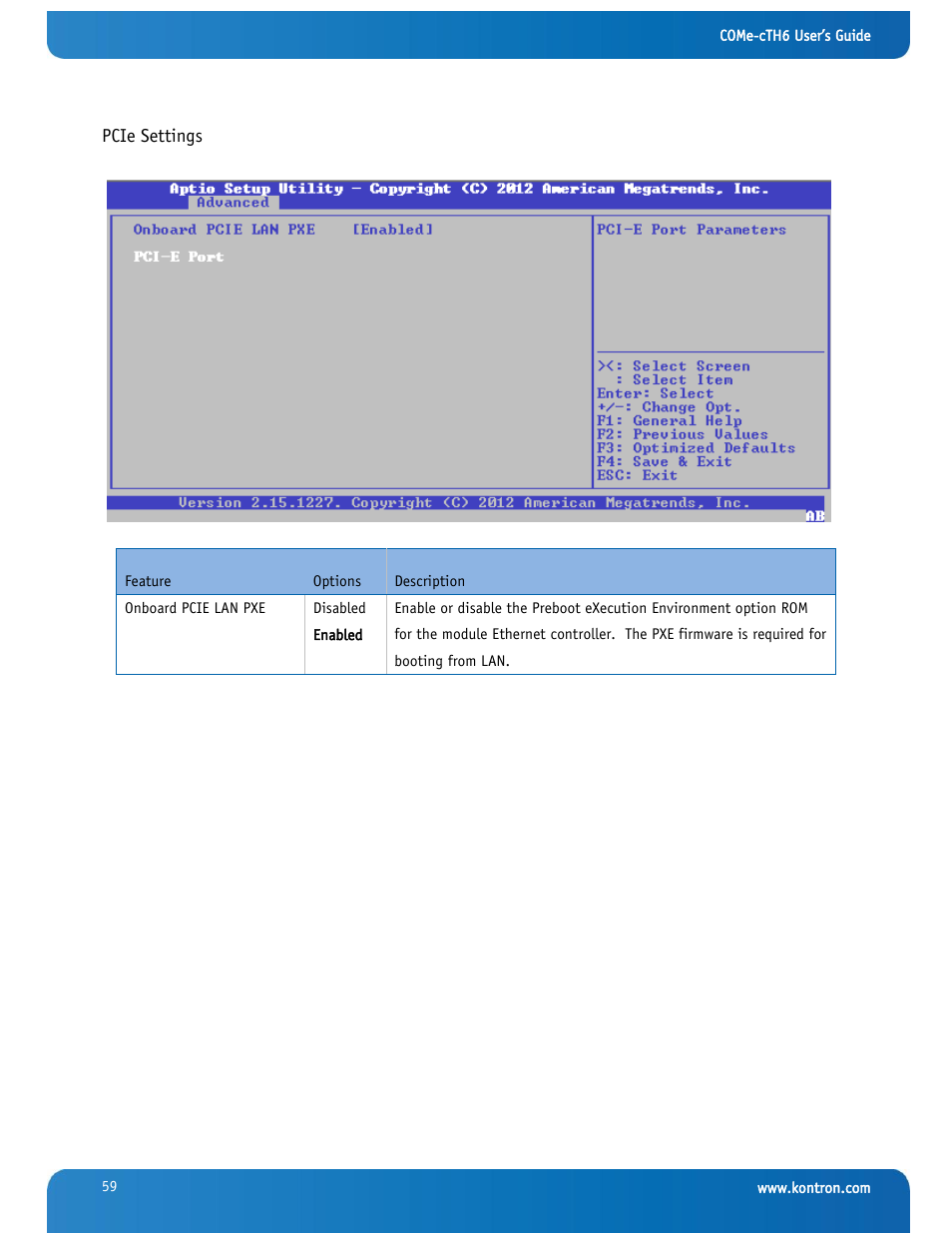 Kontron COMe-cTH6 User Manual | Page 65 / 83