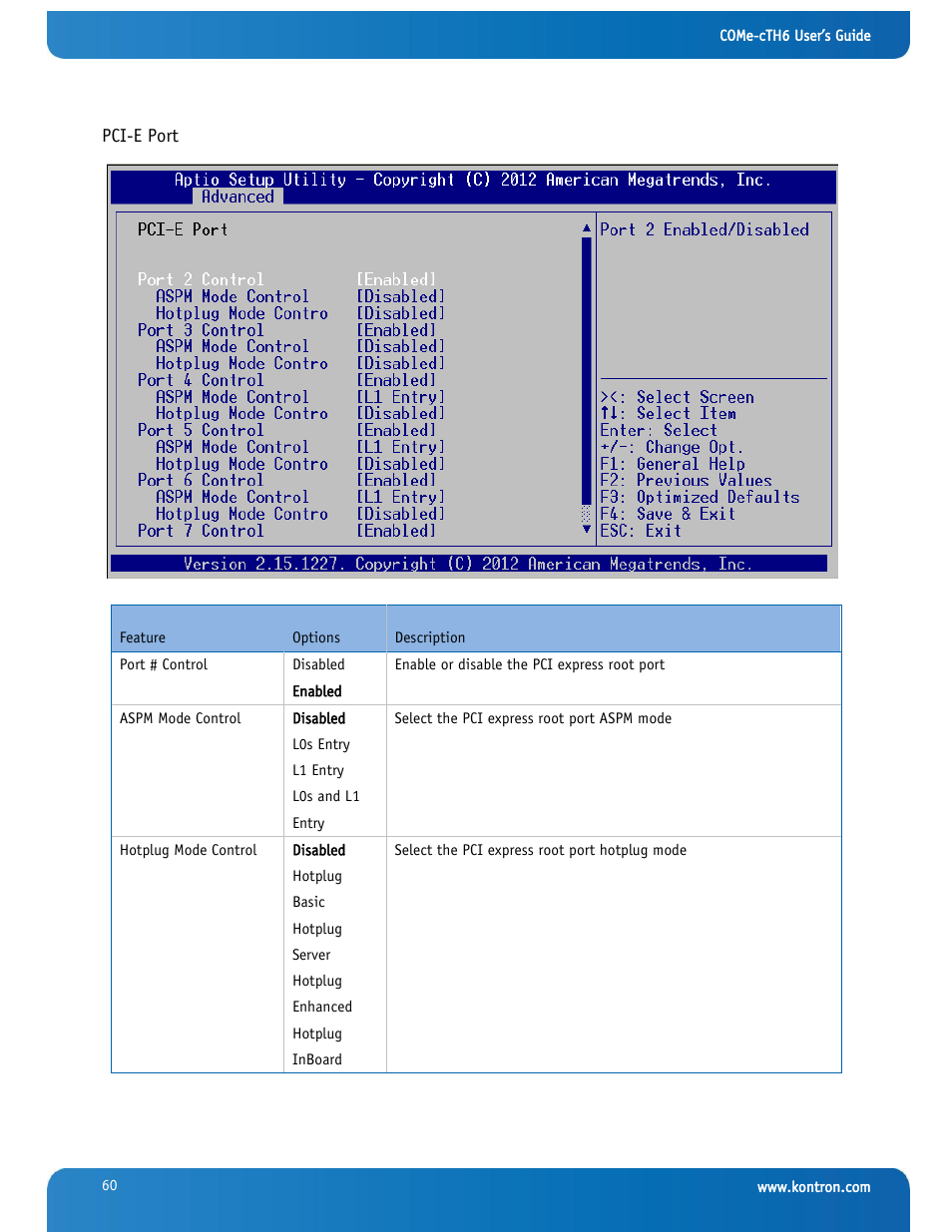 Kontron COMe-cTH6 User Manual | Page 66 / 83