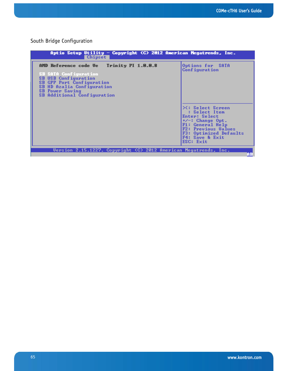 Kontron COMe-cTH6 User Manual | Page 71 / 83