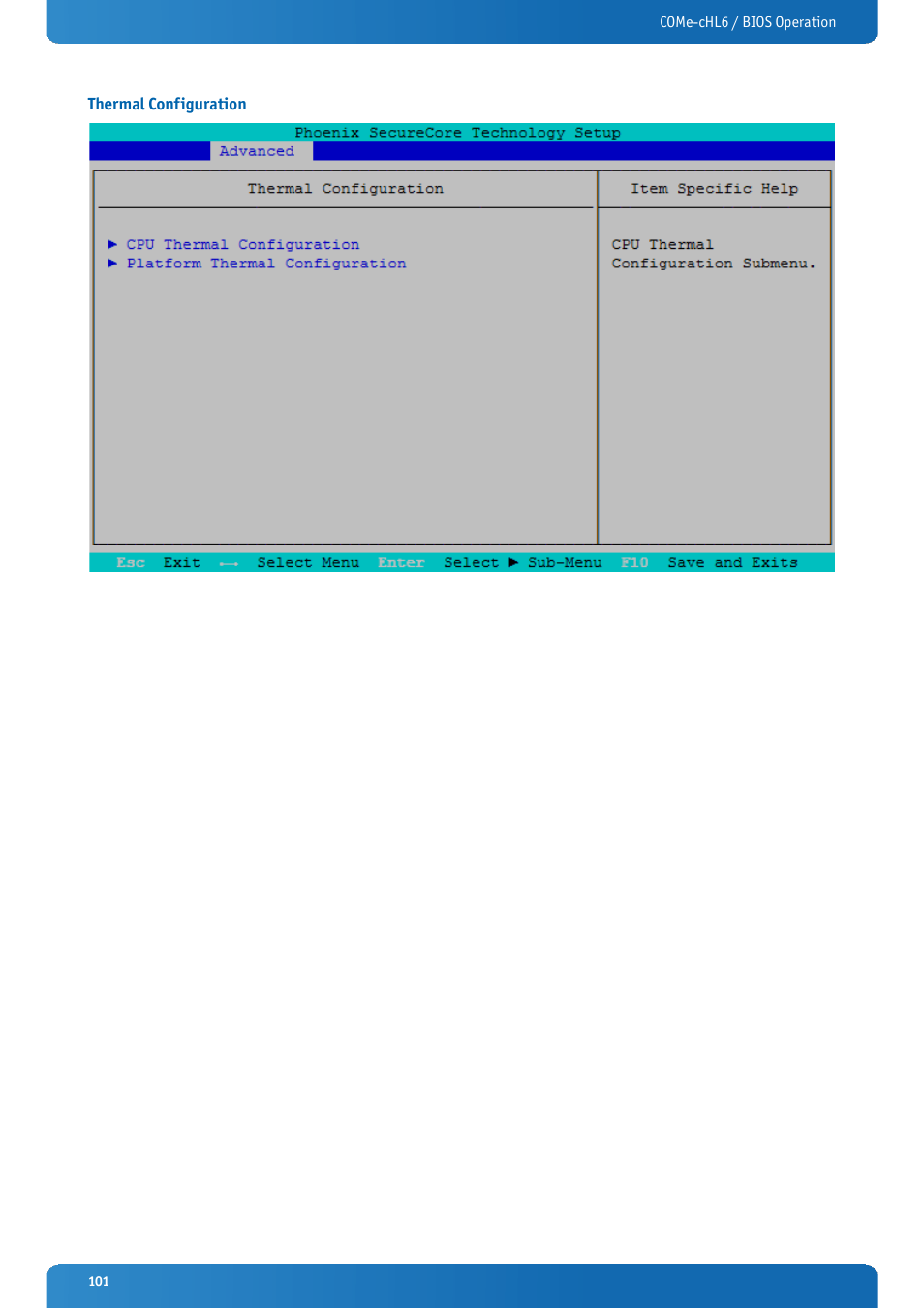 Thermal configuration | Kontron COMe-cHL6 User Manual | Page 101 / 113