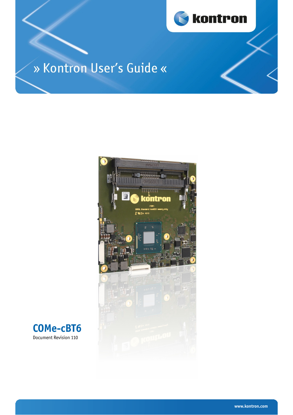 Kontron COMe-cBT6 User Manual | 90 pages