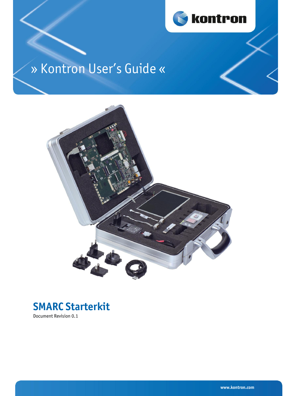 Kontron SMARC Starterkit User Manual | 8 pages