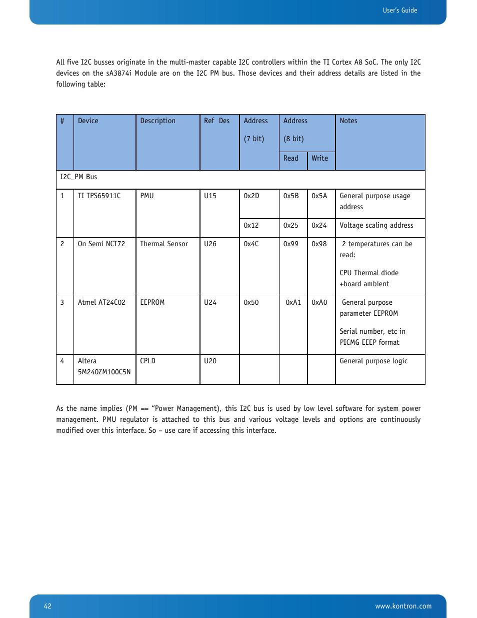 Kontron SMARC-sA3874i User Manual | Page 42 / 80