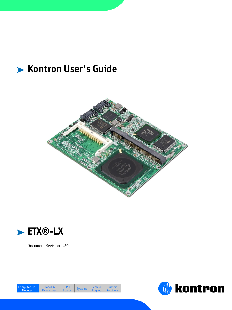 Kontron ETX-LX User Manual | 71 pages