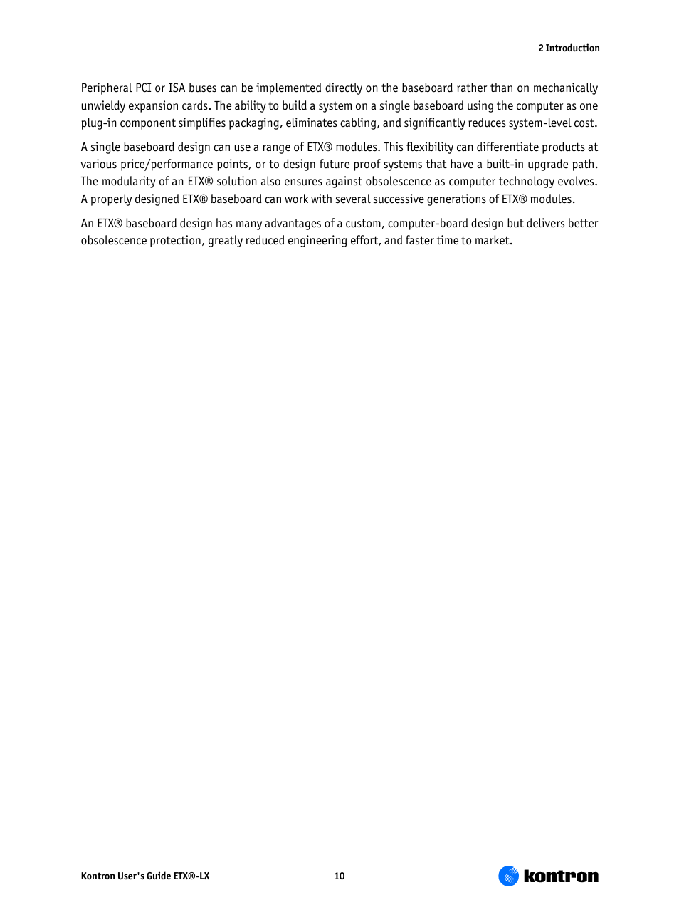 Kontron ETX-LX User Manual | Page 10 / 71