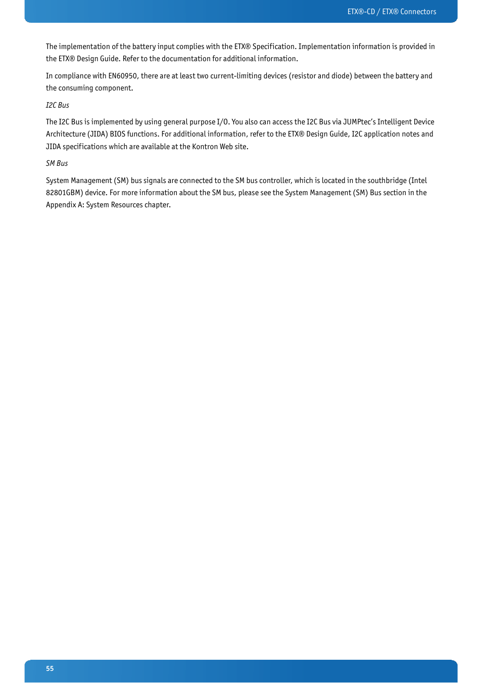 Kontron ETX-CD User Manual | Page 55 / 88