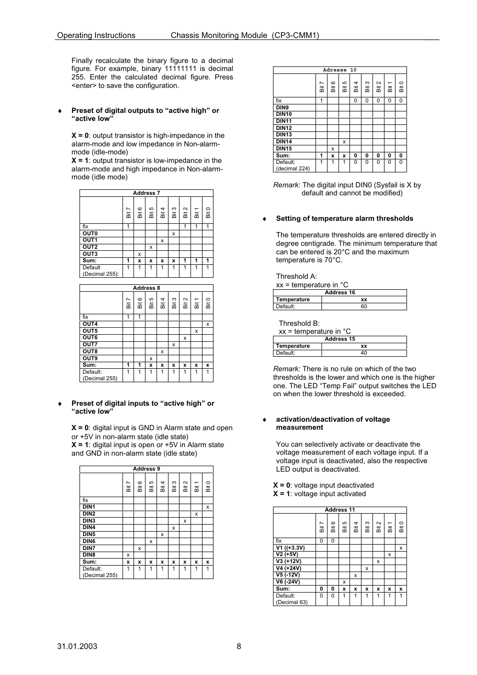 Kontron CP3-CMM1 User Manual | Page 8 / 10