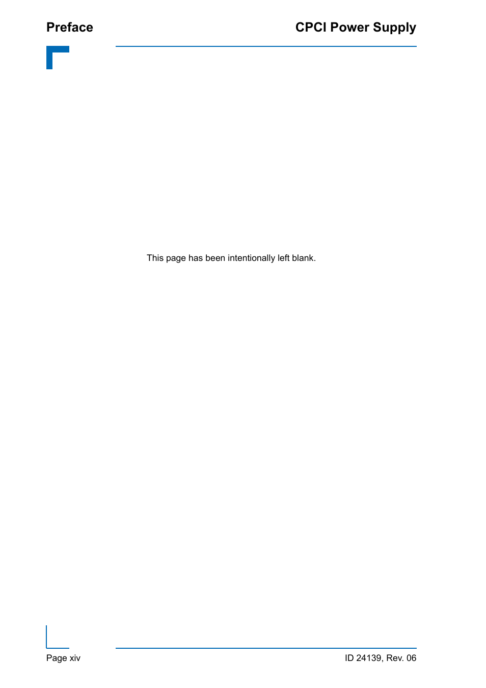 Preface cpci power supply | Kontron CPCI User Manual | Page 14 / 22