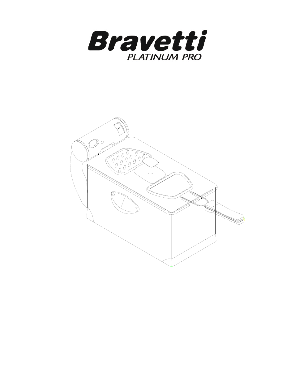 Bravetti PROFESSIONAL DEEP FRYER EP165 User Manual | 15 pages