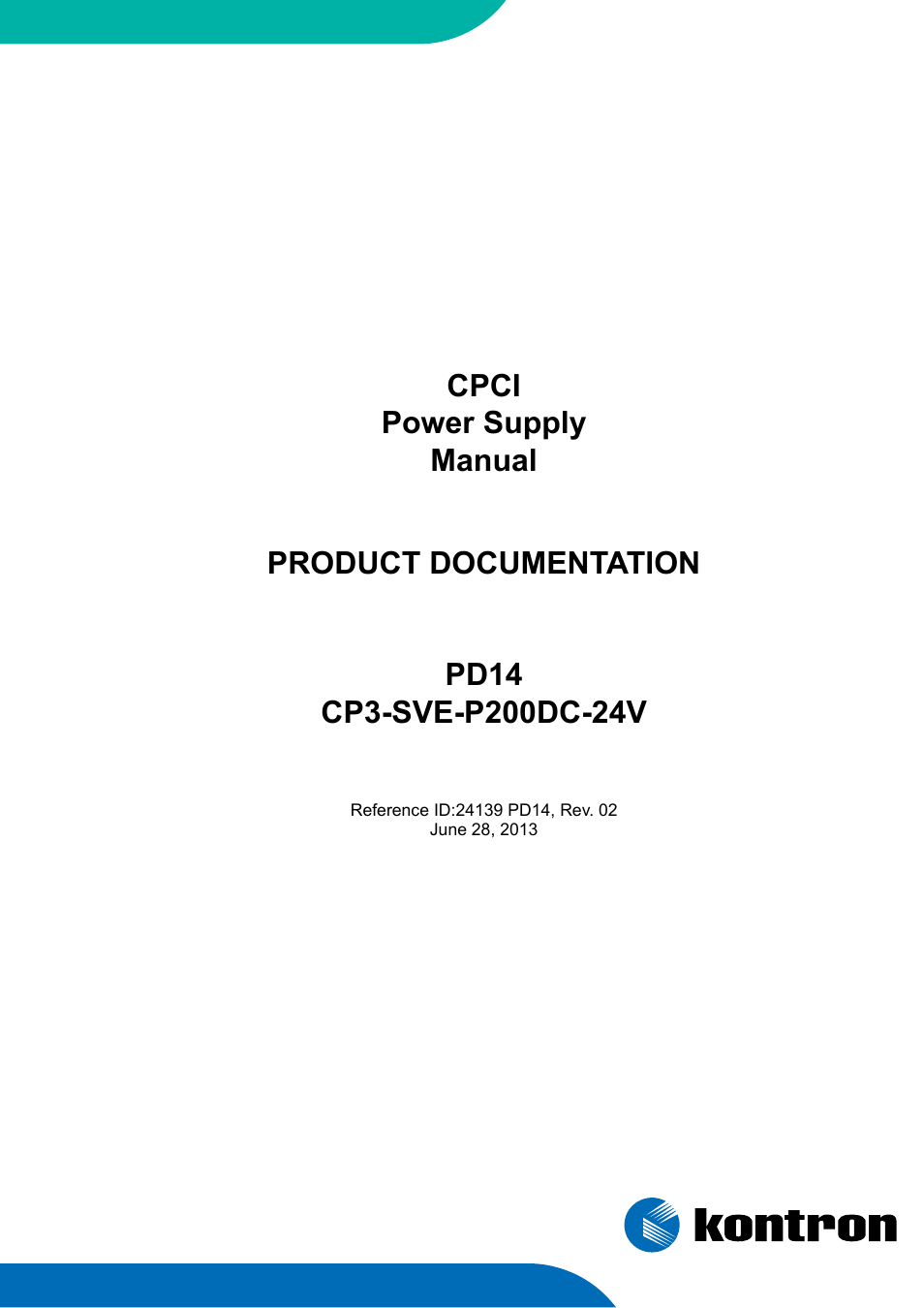 Kontron CP3-SVE-P200DC-24V User Manual | 10 pages