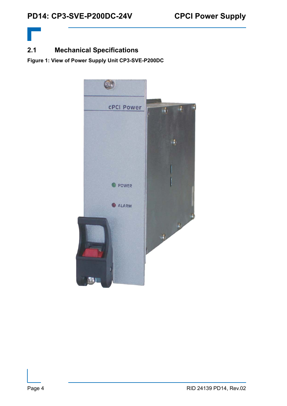 Kontron CP3-SVE-P200DC-24V User Manual | Page 4 / 10