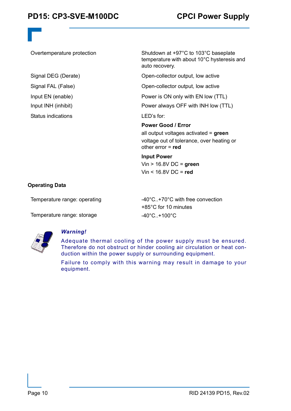 Kontron CP3-SVE-M100DC User Manual | Page 10 / 12