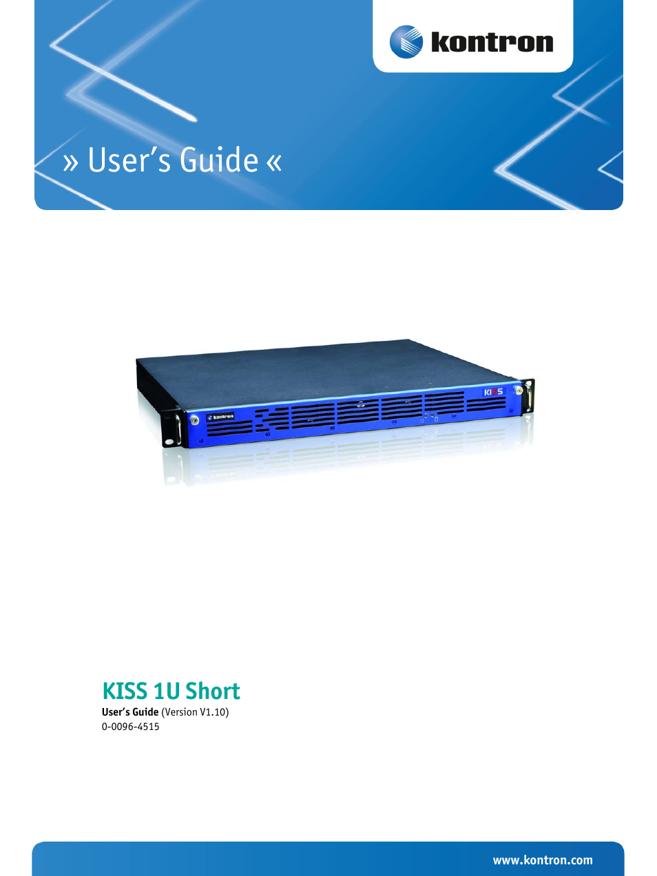 Kontron KISS 1U Short KTQM77 Users Guide User Manual | 37 pages