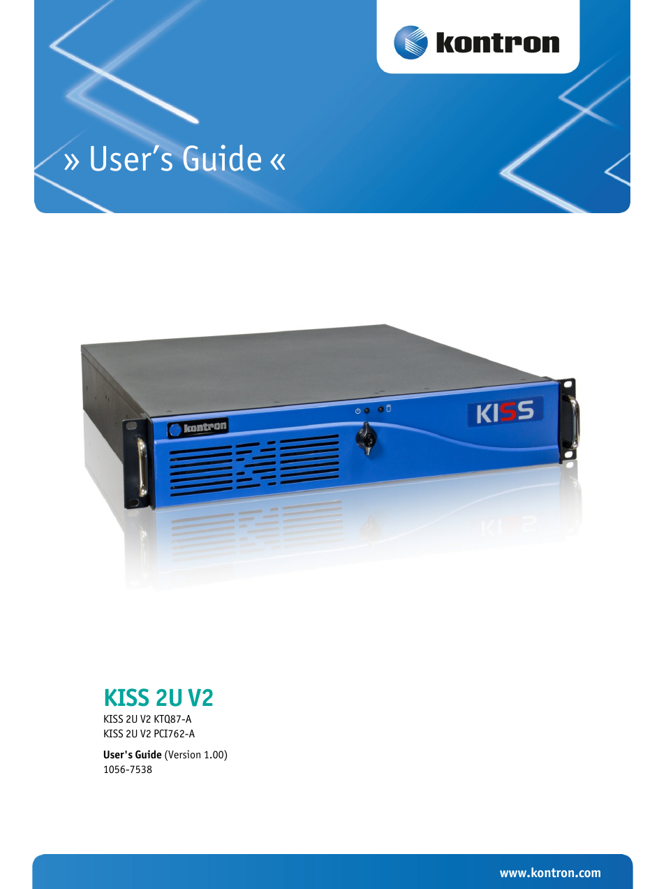 Kontron KISS 2U KTQ87 User Manual | 49 pages