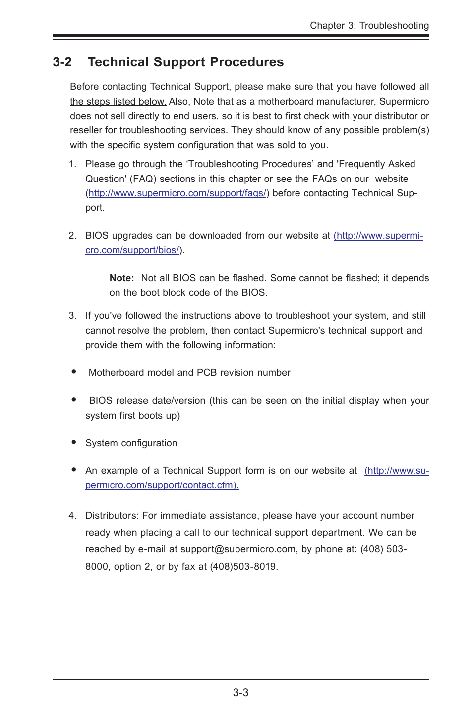 2 technical support procedures | Kontron X9SCL+-F User Manual | Page 67 / 105