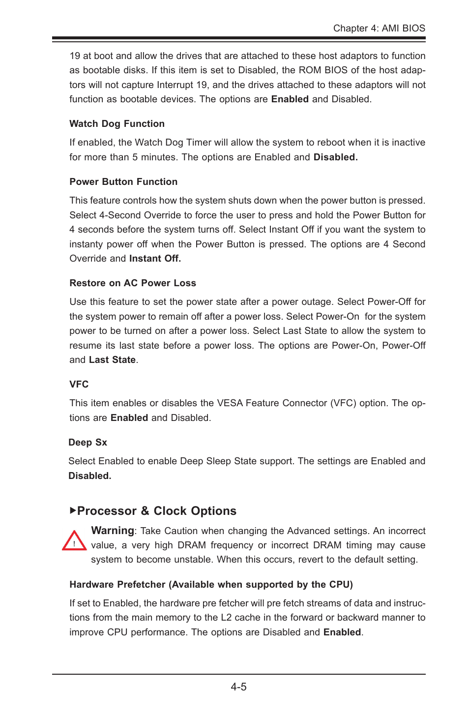 Processor & clock options | Kontron X9SCL+-F User Manual | Page 77 / 105