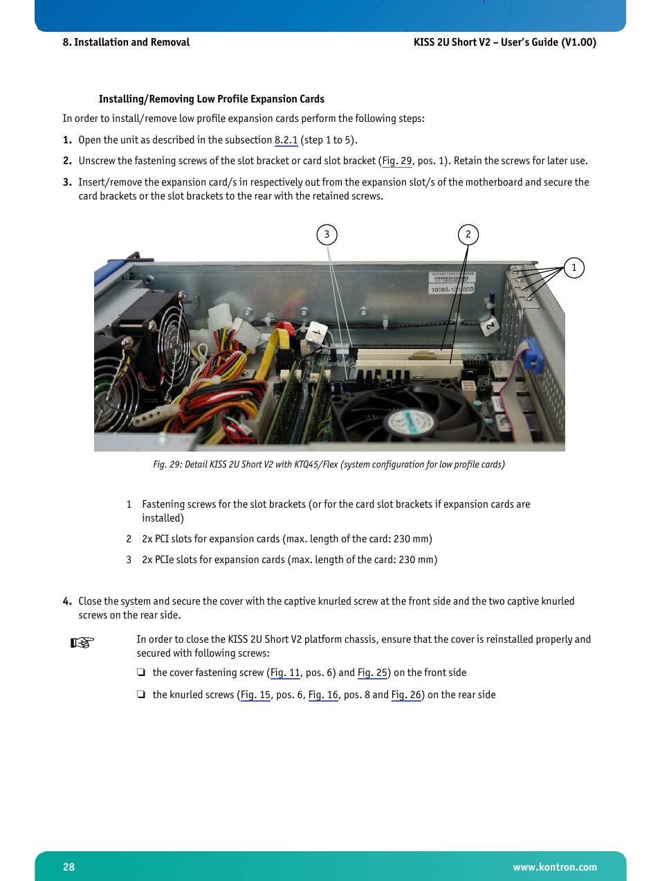 Kontron KISS 2U Short KTQ67 User Manual | Page 30 / 48