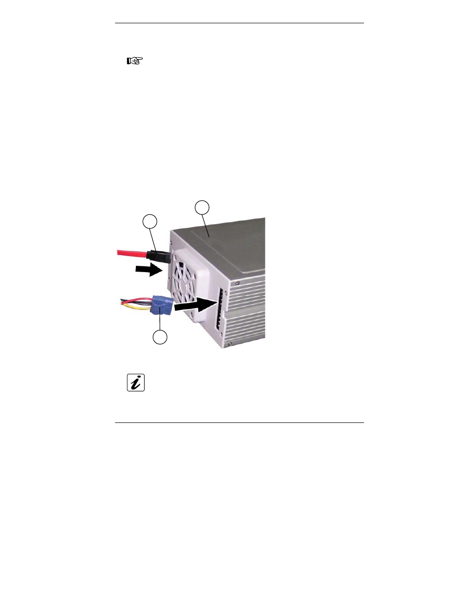 Kiss-stor 1 connection procedure, Serial ata cable connection | Kontron KISS Stor 1 User Manual | Page 34 / 59