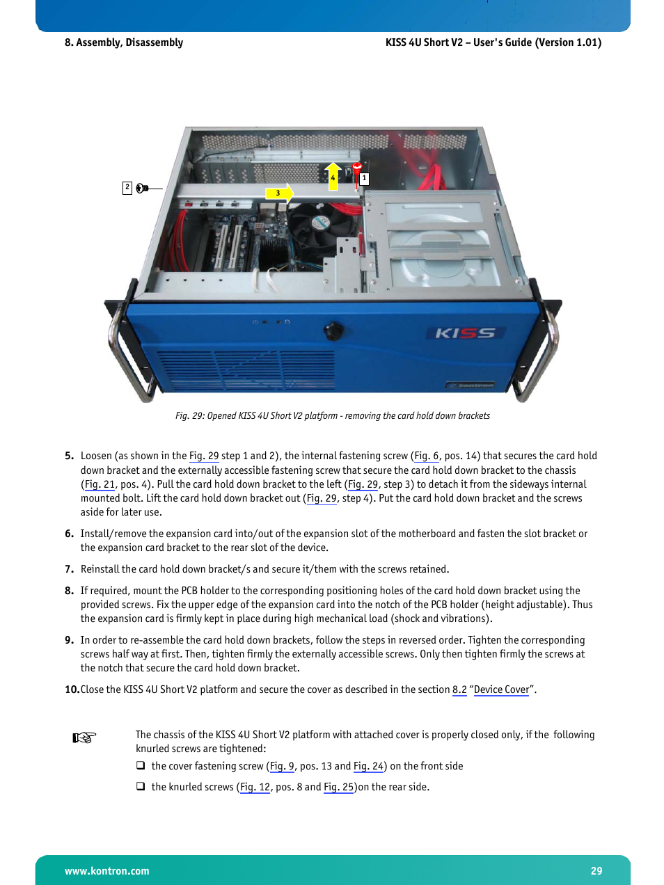 Kontron KISS 4U Short KTQ67Flex User Manual | Page 31 / 49
