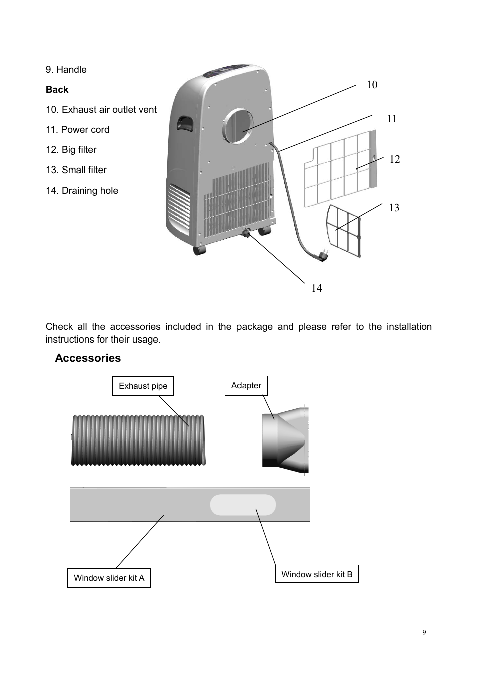 Brada Appliances YPL3-10C User Manual | Page 9 / 14