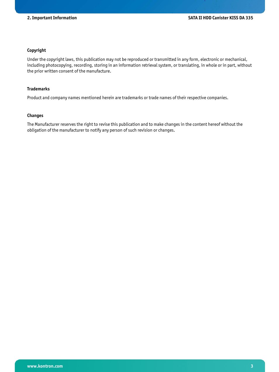 Kontron KISS DA335 User Manual | Page 4 / 10