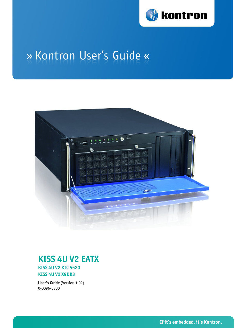 Kontron KISS 4U X9DR3 User Manual | 52 pages