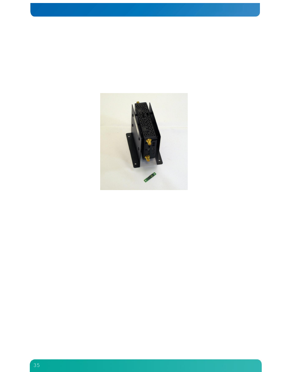 10 re-installing the chassis covers | Kontron M2M Smart Services Developer Kit User Manual User Manual | Page 35 / 49