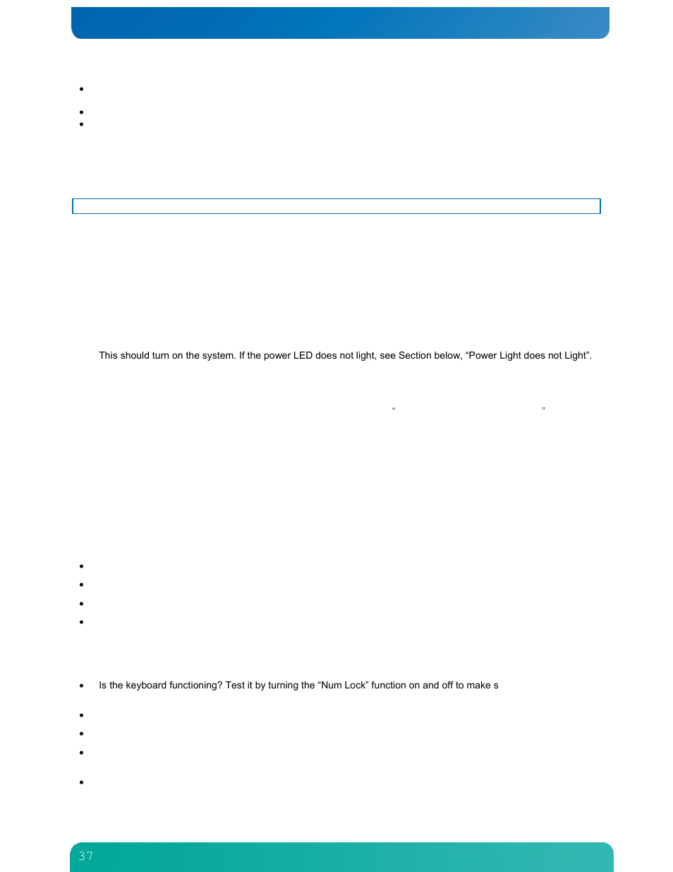 3 hardware diagnostic testing, 4 specific problems and corrective actions | Kontron M2M Smart Services Developer Kit User Manual User Manual | Page 37 / 49