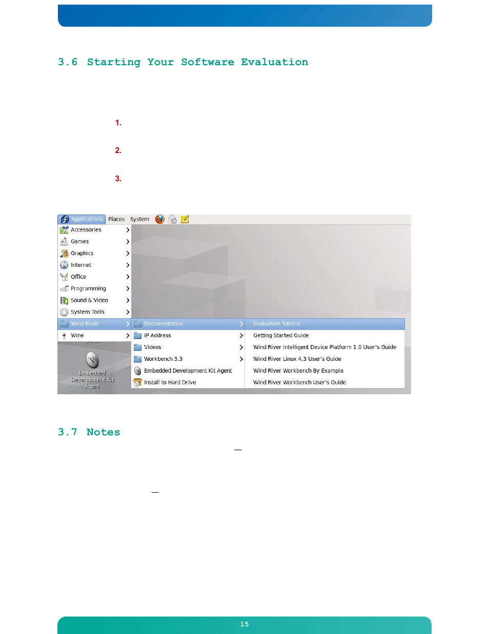 6 starting your software evaluation | Kontron M2M Smart Services Developer Kit Wind River Intelligent Device Platform User Manual | Page 15 / 31