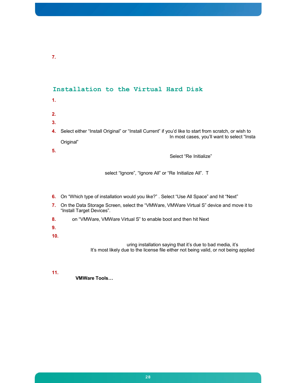 Installation to the virtual hard disk | Kontron M2M Smart Services Developer Kit Wind River Intelligent Device Platform User Manual | Page 28 / 31