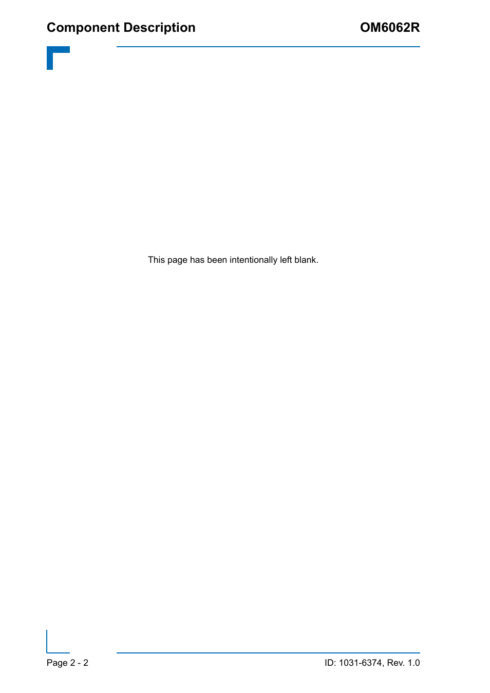 Component description om6062r | Kontron OM6062 User Manual | Page 24 / 46