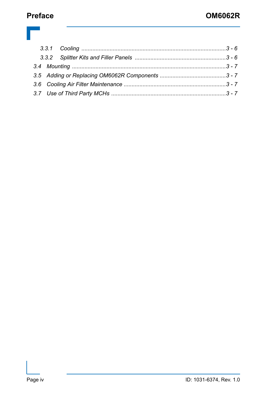Preface om6062r | Kontron OM6062 User Manual | Page 4 / 46