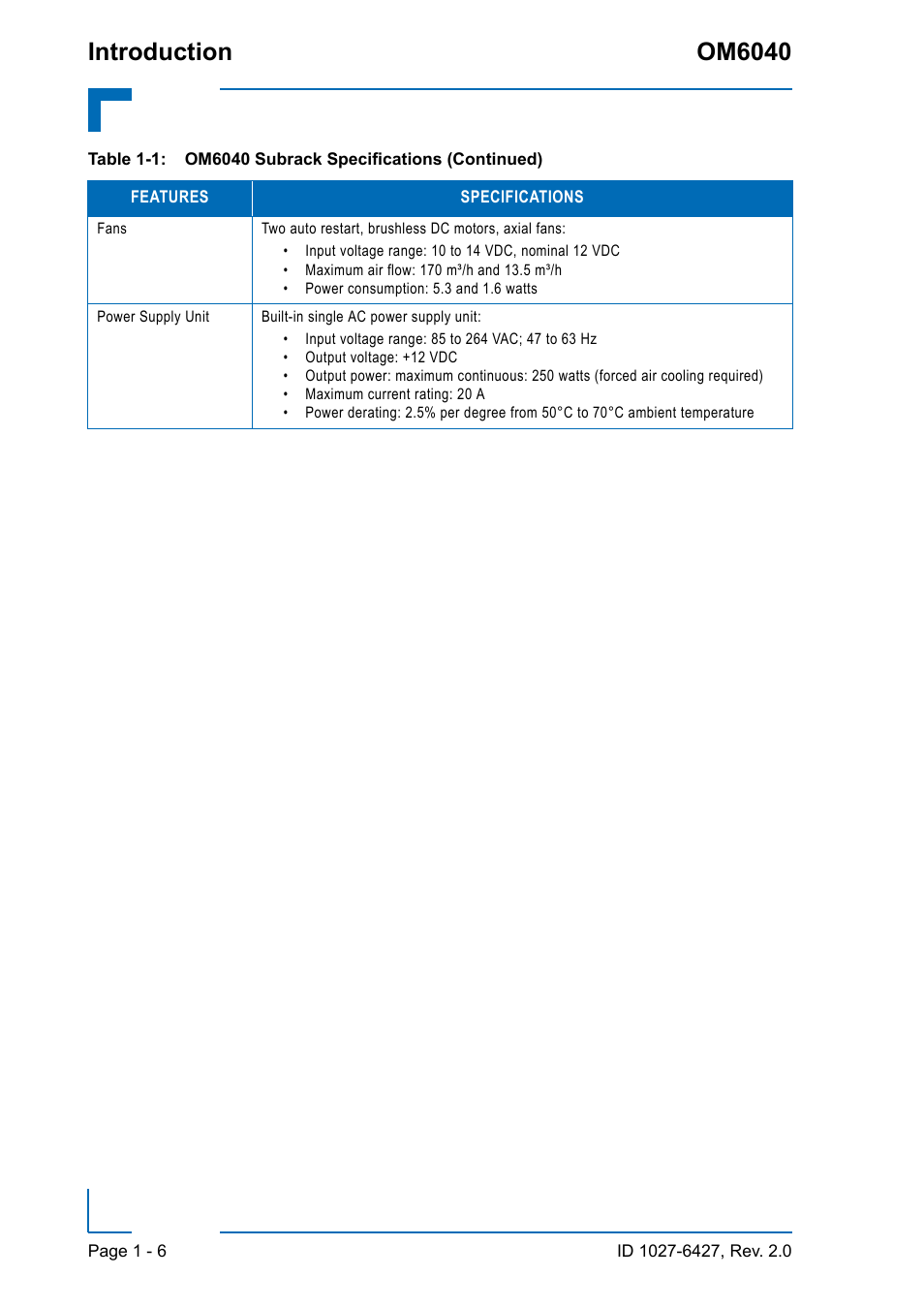 Introduction om6040 | Kontron OM6040 Compact User Manual | Page 20 / 38