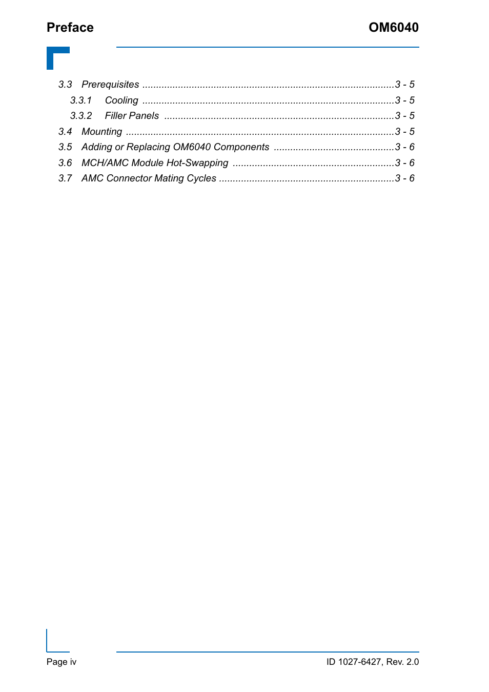 Preface om6040 | Kontron OM6040 Compact User Manual | Page 4 / 38