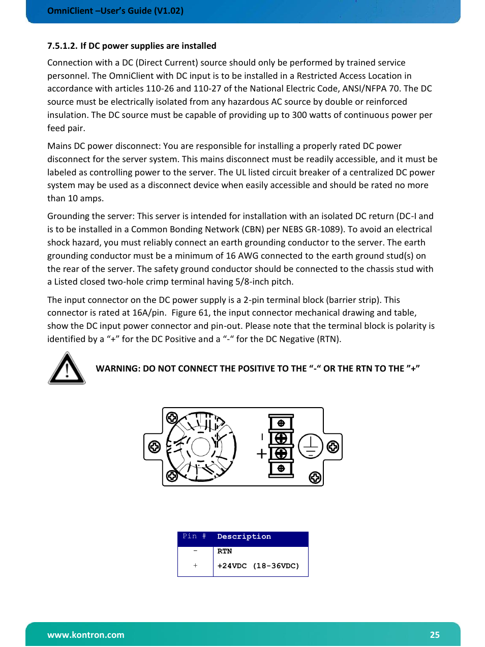 Kontron OmniClient User Manual | Page 26 / 54