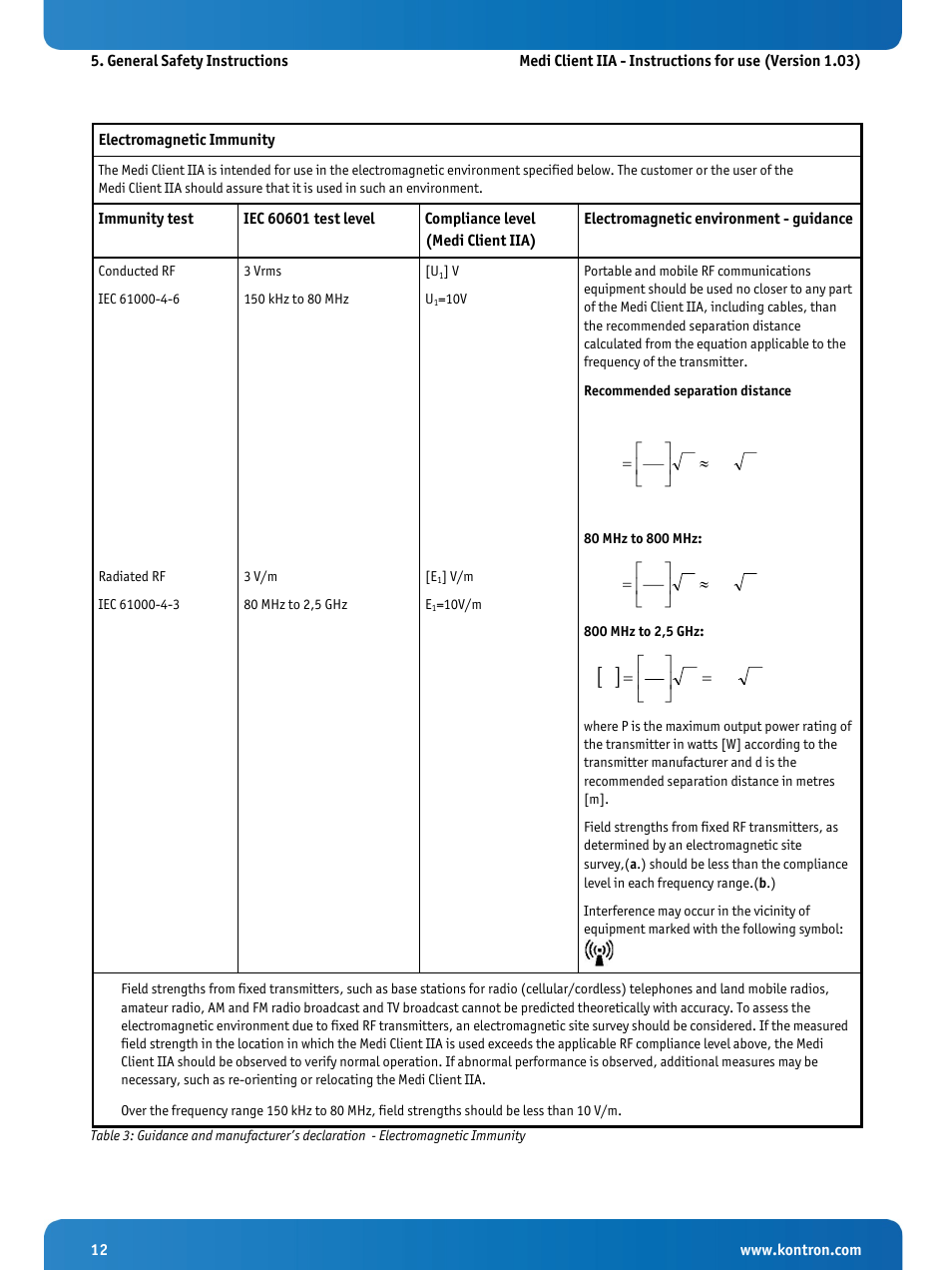 Kontron Medi Client IIA 104 (EOL) User Manual | Page 14 / 51
