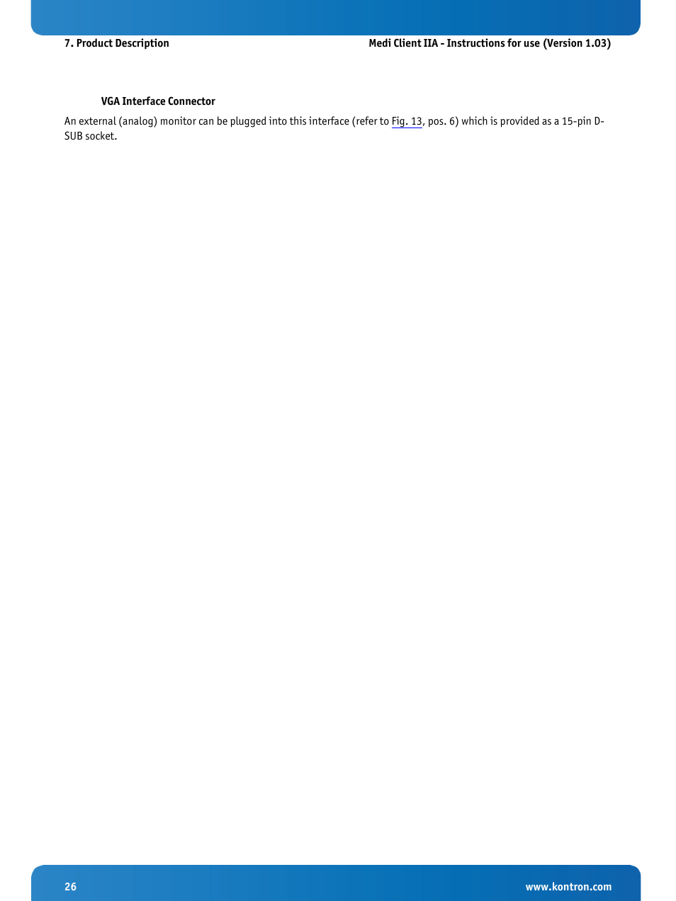 Kontron Medi Client IIA 104 (EOL) User Manual | Page 28 / 51