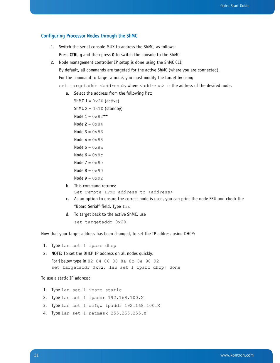 Kontron SYMKLOUD MS2900 Web User Manual | Page 21 / 36
