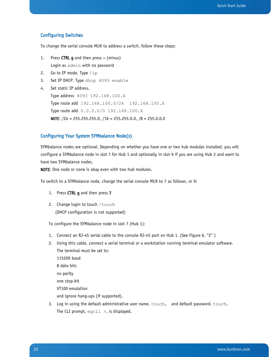 Kontron SYMKLOUD MS2900 Web User Manual | Page 22 / 36