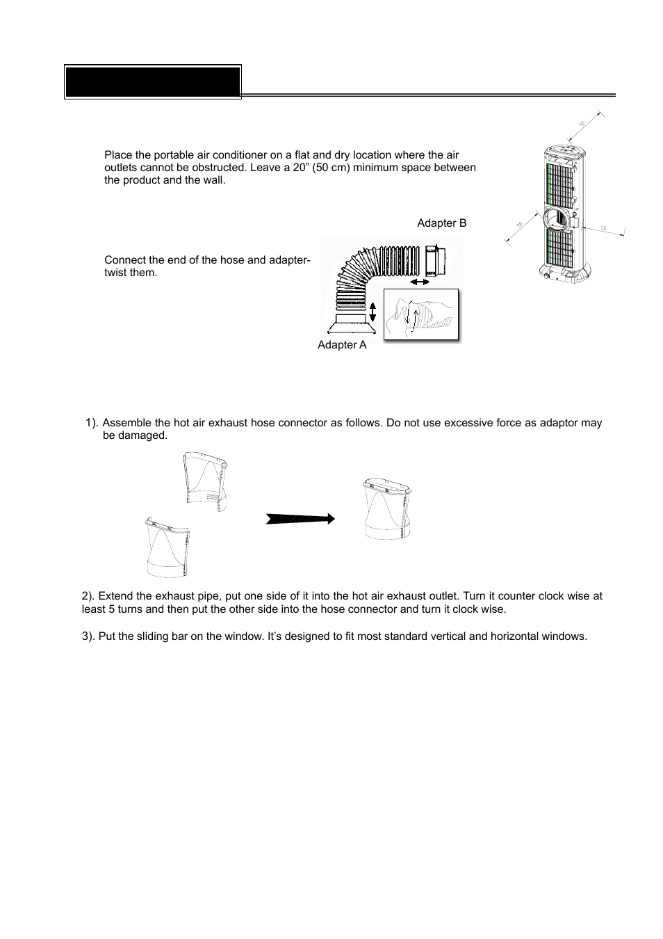 Installation | Brada Appliances YPM-06C User Manual | Page 6 / 14