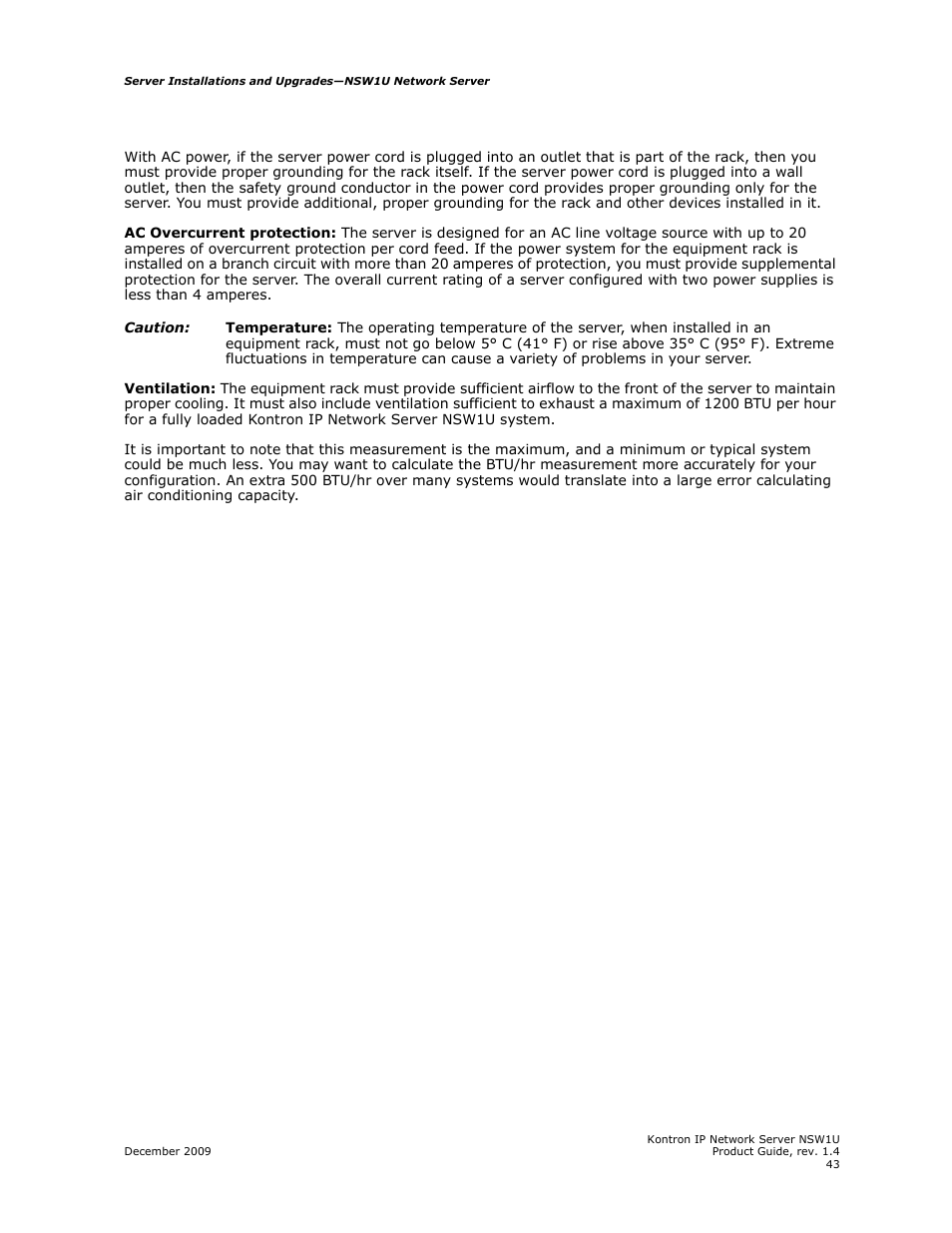 Kontron NSW1U IP Network Server User Manual | Page 43 / 110